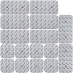 Axion Pack of 16 Electrodes. Square Self-Adhesive Pads 5x5 & 10x5cm for TENS EMS Units with 3.75mm Snap Button Connection. Pads for Pain Treatment, Muscle Growth, Weight Loss and Massage