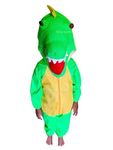 Fancy Agents Birds Costume For Kids|Animal Dress/Costume For Kids Boy & Girl|Fancy Dress For Kids For Halloween,School Annual Function,Theme,Cosplay (2-4 Years,Dinosaur) - Polyester Blend,Multicolor