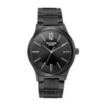 Sonata Poze Quartz Analog Black Dial Metal Strap Watch for Men-SP70022NM01W