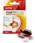 Alpine PartyPlug Ear Plugs for Concerts – Noise Cancelling Ear Plugs for Party and Clubbing – 21dB Premium Hearing Protection Against Loud Sound & Party Music – 1 Pair Reusable Earplugs (Transparent)