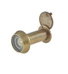 Door Viewer Antique Brass Bronze Peepholes or Peek Holes | 200 Degree Fire Rated Spy Hole with Privacy Cover