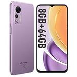 Unlocked Phones, Ulefone Note 14 Pro (8+64GB) Android 12 OS, 6.52” Screen Unlocked Smartphone 4500mAh Battery, 13+5MP Camera 4G Dual SIM 3-Card Slots Unlocked Cell Phones Canada, Face ID OTG - Purple