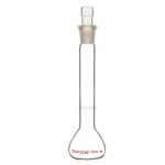 stonylab Borosilicate Glass Volumetric Flask, 10ml, Class A, Round Bottom, Tolerance ±0.02ml