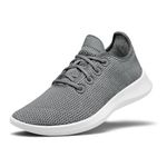 Allbirds Men’s Tree Runners Everyday Sneakers, Machine Washable Shoe Made with Natural Materials, Mist (White Sole), 10