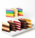 Carlo's Bakery Cake Slice Sampler (8x Slices) - Exquisite Variety of Freshly Baked Cakes for Delivery Ideal Treat Dessert Connoisseurs, Social Events, and Memorable Celebrations