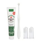 4pcs Pet Tooth Brushing Kit - Dog Finger Toothbrush, Soft Bristles Toothbrush & Beef Flavor Toothpaste for Dogs Cats Teeth Oral Cleaning, Fresh Breath Reduce Plaque & Tartar Buildup Dental Care Kit