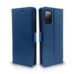 Pikkme Samsung Galaxy S20 FE / S20 FE 5G Flip Case Leather Finish | Inside TPU with Card Pockets | Wallet Stand and Shock Proof | Magnetic Closing | Complete Protection Flip Cover (Blue)
