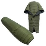 onewind Topquilt with Footbox, Lightweight and Portable Sleeping Bag for Hammock Camping, Wild Camping Overquilt for Backpacking and Hiking, OD Green