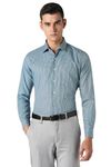 Van Heusen Men's Slim Fit Shirt (VHSFFSLBP63864_Dark Blue 40)