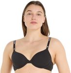 Calvin Klein Demi-Plunge Bras Black (Black)