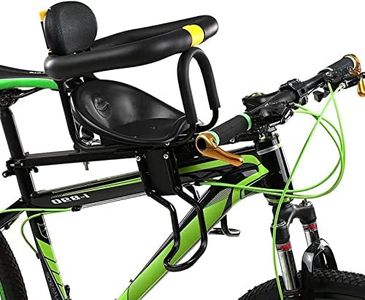 RibasuBB Kids Bike Seat, Front Mount Baby Bike Seat for Adult Bike, Universal Toddler Bike Seat, Kids Front Bike Seat Safety Carrier for Adult Bike Attachment,Mountain Bike,Electric Bikes,Bicycles