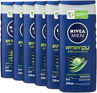 NIVEA MEN Energy Shower Gel 250ml (6 x 250ml)