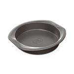 Ninja Foodi ZEROSTICK Round Cake Tin, 8-inch/22cm Cake Tin, Non-Stick, Long Lasting Heavy Duty Cake Tin, Made from Aluminised Steel, Grey, B30308EUUK