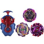 Battling Tops Burst Ultimate Fusion DX B206 B177 B151 Gyro Toys Set for Kids with B184 L/R Two-Way Launcher