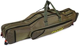 TentHome Portable Fishing Rod Carrier Fishing Pole Tools Storage Bag Reel Case Organizer Fishing Gear Tackle (120cm, 2 layers)