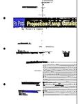 Projection Lamp Catalog