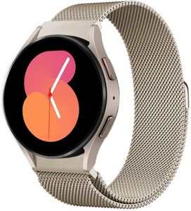 Milanese Bands for Samsung Galaxy Watch 6/5/4/7/FE Band 40mm 44mm/Classic 47mm 43mm 46mm 42mm Women/Men,Magnetic Loop Strap for Samsung Galaxy watch 5 Pro band 45mm,No Gap Metal Mesh Correa Wristband