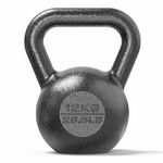 PROIRON Cast Iron kettlebell Weight for Home Gym Fitness & Weight Training (4kg-24kg) (1 x 12KG)