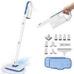 M Mistsince Steam Mops for Floor Cleaning 266℉ High Temperature-Handheld Steam Cleaner with Storage Bag for Furniture Couch, Hardwood Laminate Tile Floor Steamer with 2 Reusable Pads, NV602