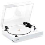 Fluance RT85 Reference High Fidelity Vinyl Turntable Record Player with Ortofon 2M Blue Cartridge, Acrylic Platter, Speed Control Motor High Mass MDF Wood Plinth Vibration Isolation Feet - Piano White