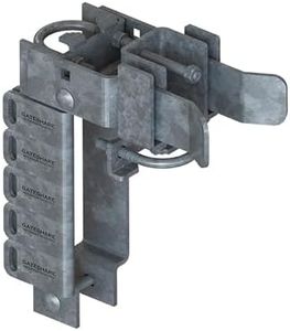NMI Fence - GateShare® Multi-Lock Latch for Single Walk Chain Link Gate 1-5/8" or 2" Gate Frame and Latching on a 2-1/2" Post. Up to 5 Padlocks - GSL-5-25 - Nationwide Industries