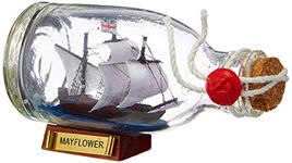 Hampton Nautical Mayflower Ship in a Bottle Christmas Tree Ornament - Nautical Christmas Tree Decoration