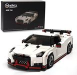 Nifeliz Mini Sports Car GTRS MOC Building Blocks and Construction Toy, Adult Collectible Model Cars Set to Build, 1:14 Scale Race Car Model (1024 Pcs)