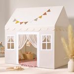 Tiny Land Kids Play Tent with Mat and Lights, Kids Tent | Play House for Kids, Princess Castle Tent for Toddler 1-13, Baby Tent Indoor,133*90*136CM,Kids Bedroom Furniture - Reading Tent & Playroom