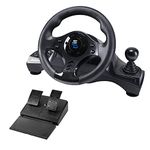 Superdrive - GS750 racing steering wheel with pedals, paddles, shifter and vibration for Xbox Serie X/S, PS4, Xbox One, PC (programmable for all games)