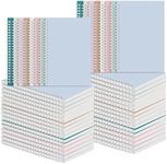 48 Pack A5 Spiral Notebooks College Ruled Spiral Notebooks Bulk Inches Lined Travel Writing Notebooks Journal Notepad for Office School Supplies, 50 Sheets 100 Pages, 8.3 x 5.5 Inches, Multicolor