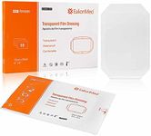 Transparent Film Dressing, Tattoo Aftercare Bandage, Shower Shield Water Barrier, PICC Catheter Shower Cover Protector, Waterproof Adhesive Wound Patch, 6''x8'', 10Pack by EalionMed