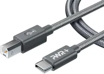 USB-C Printer Cable 10 Ft Type-C to