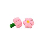 Moxi Skates - Brake Petals - Rubber Roller Skate Toe Stoppers - Pair | Pink Carnation