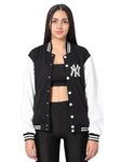 DROBE New York Lettermen Black Varsity For women with unstiched letter patch_S