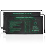 HYDGOOHO Seedling Heat Mat, 10"x 20.75" Plant Heating Pad for Home Gardening Seed Starting, MET Certified Waterproof Durable Germination Station Heat Mat