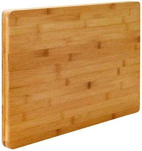 EYEPOWER XL Tabla de Cortar de Bambú 50x35x3cm Tabla de Cocina de Madera