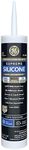 GE Supreme Silicone Caulk for Window & Door - 100% Waterproof Silicone Sealant, 7X Stronger Adhesion, Shrink & Crack Proof - 10 oz Cartridge, Clear, Pack of 1