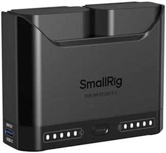 SMALLRIG NP-FZ100 Camera Battery Set for Sony, 22.5W Dual Slot Camera Charger with 1940mAh Batteries, Full Compatible with Sony Alpha A7V A7III A7IV A6700 FX3 FX30 A9 A7C A7CII A7RIII ZV-E1 ZV-E10II