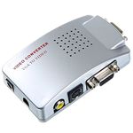 tempo di saldi Video Adapter Converter from Vga to Av, RCA,S-Video for Monitor PC Projectors