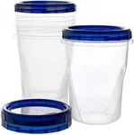 PLASTICPRO [32 oz 3 Pack] Twist Top