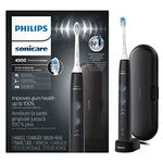 Philips Sonicare ProtectiveClean 4500 Rechargeable Electric Toothbrush, Black, HX6820/60