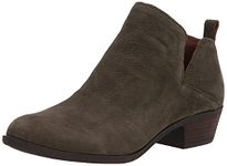 Lucky Brand Women's Bollo Bootie Ankle Boot, Olive Night, 8