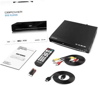 DBPOWER HDMI DVD Player – 1080P Upscaling, Compact Design