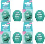 TePe Dental Floss, pfas Free Floss, Multiple Threads and Increase Surface for a Gentle and efficient Cleaning Between Teeth, for no to Narrow Gaps (Pack of 4)
