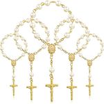 30 Pieces Baptism Rosary Acrylic Ro