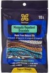 Henleys Mosquito Repellent Bracelets | Adjustable Leather | DEET-Free | Long-Lasting Protection | Pack of 10