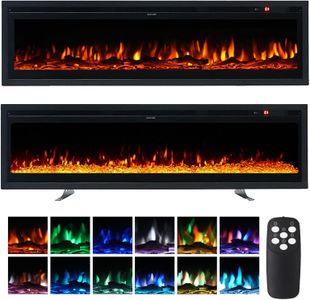 INMOZATA 3-in-1 Electric Fireplace Heater – Freestanding with Remote