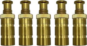 Poolzilla Pool Safety Cover Brass Anchors for Concrete and Pavers - 5 Pack - Universal Fit