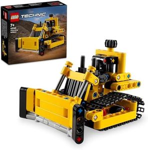 LEGO Technic Heavy-Duty Bulldozer Set 42163 (195 Pieces)