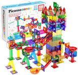 PicassoTiles 100pc Magnetic Marble 